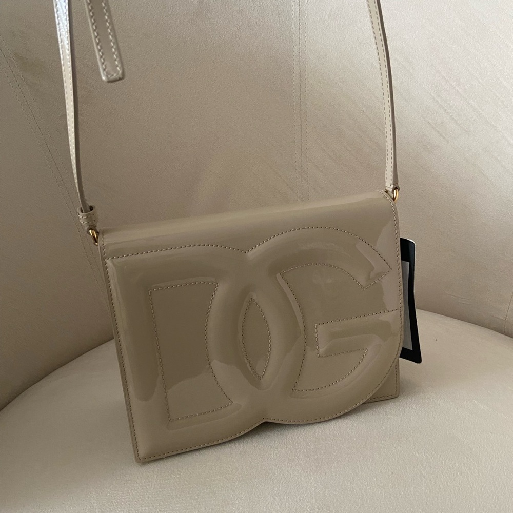 Dolce & Gabbana Taupe Crossbody Bag